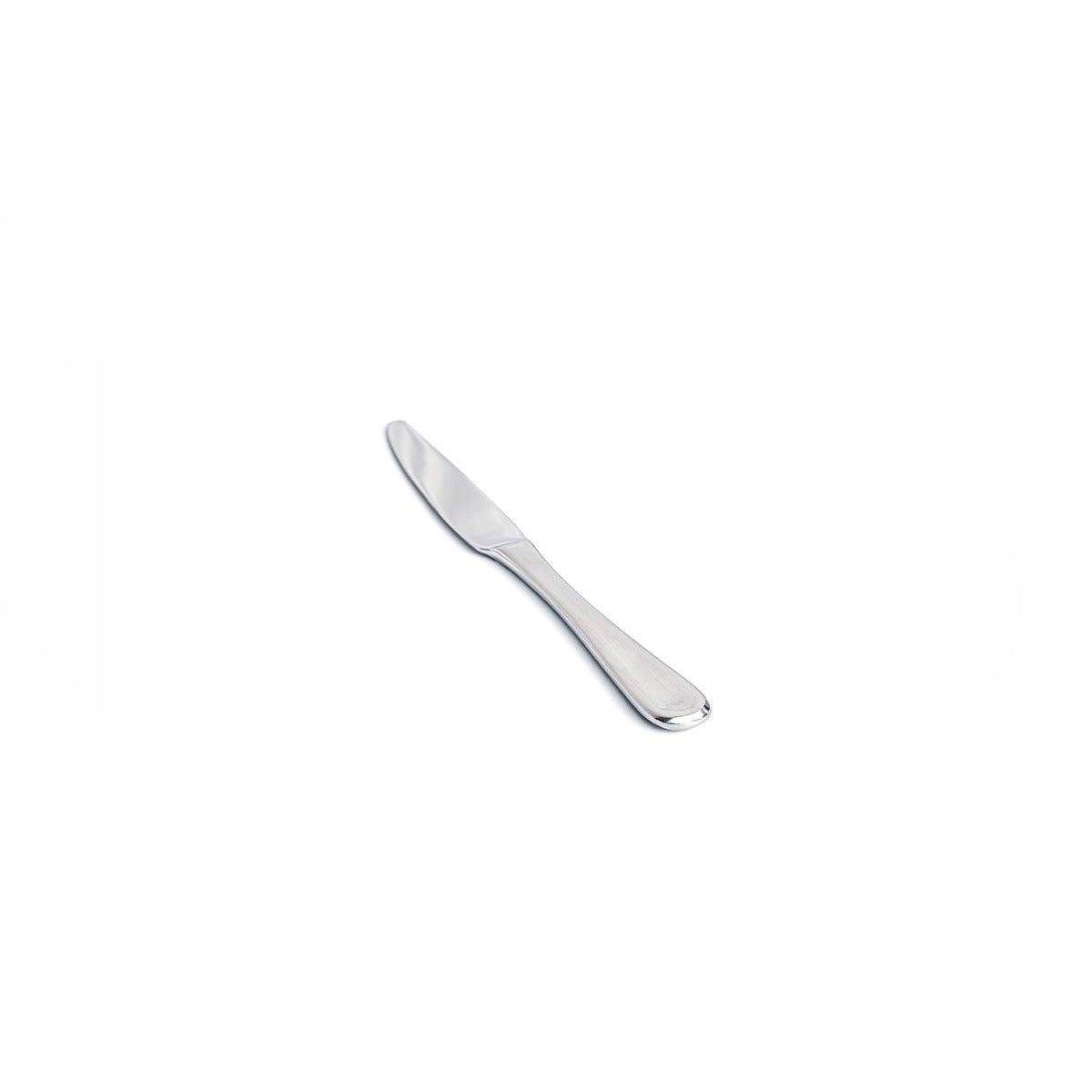 Front of the House Grant Stainless Steel Dinner Fork, Silver, 12/Case - 9" / Brushed Mirrored