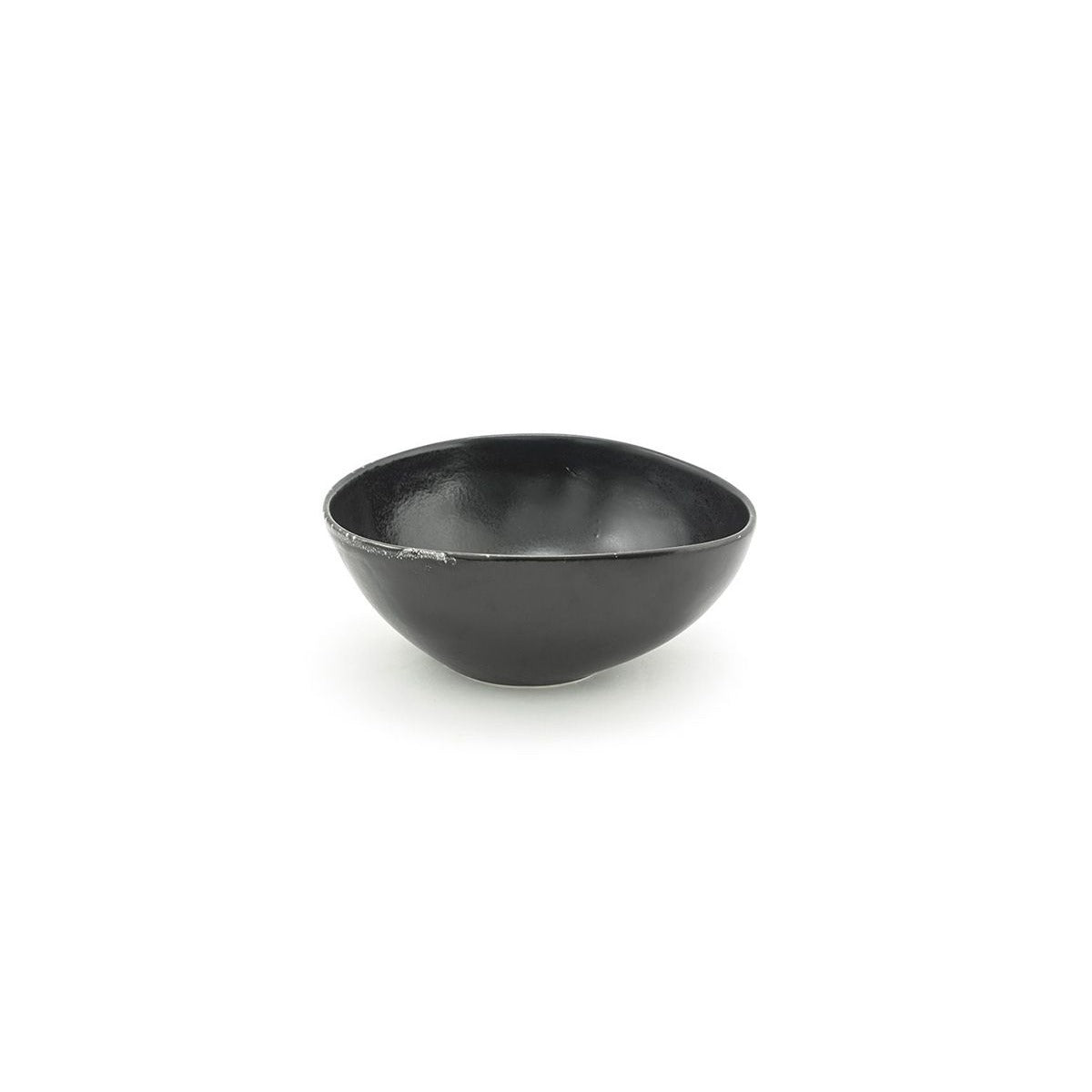 Front of the House Kiln Porcelain Bowl, 60 oz., 2/Case - Black / Oval