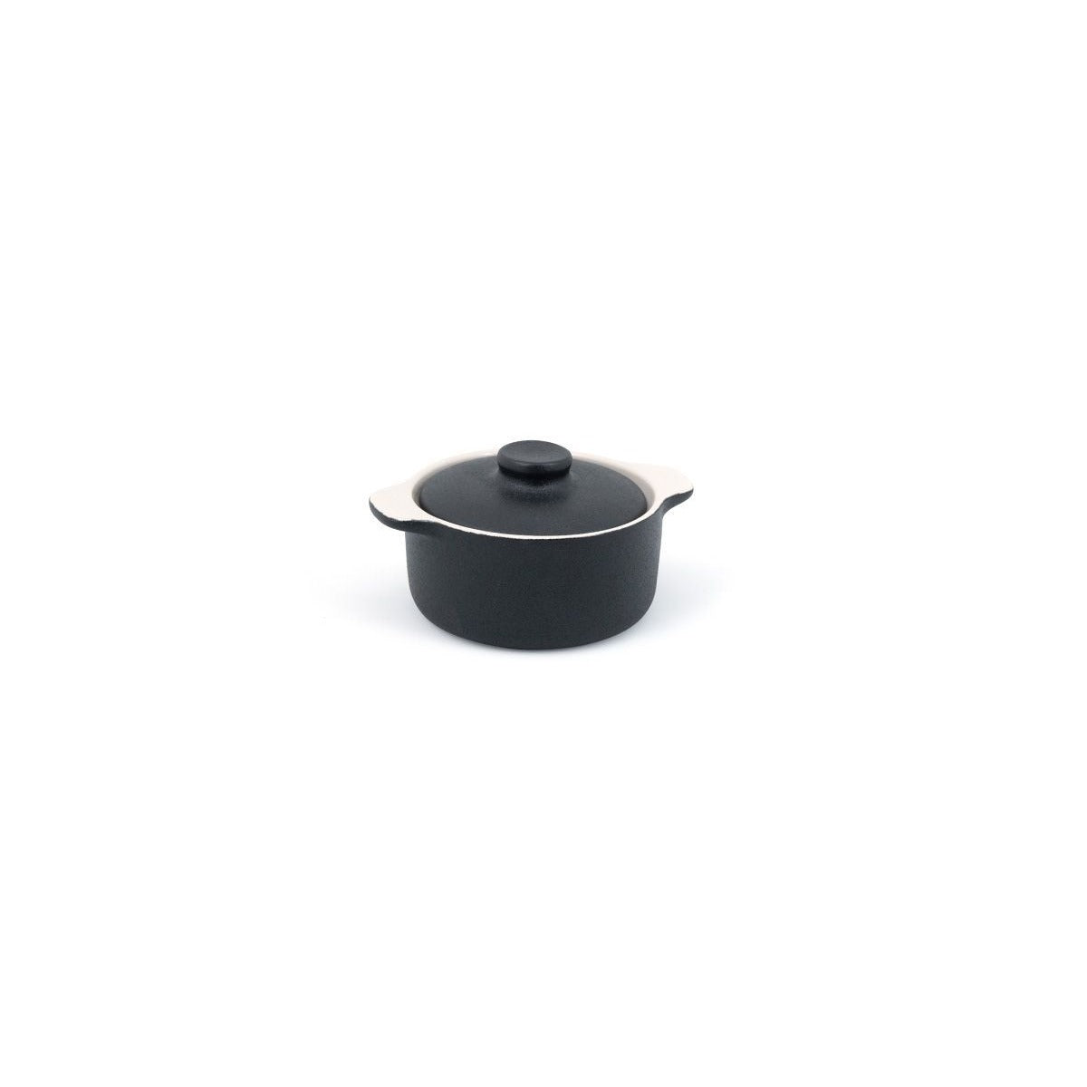 Front of the House Kiln Stoneware Dish, 16 oz., Black, 12/Case - Black