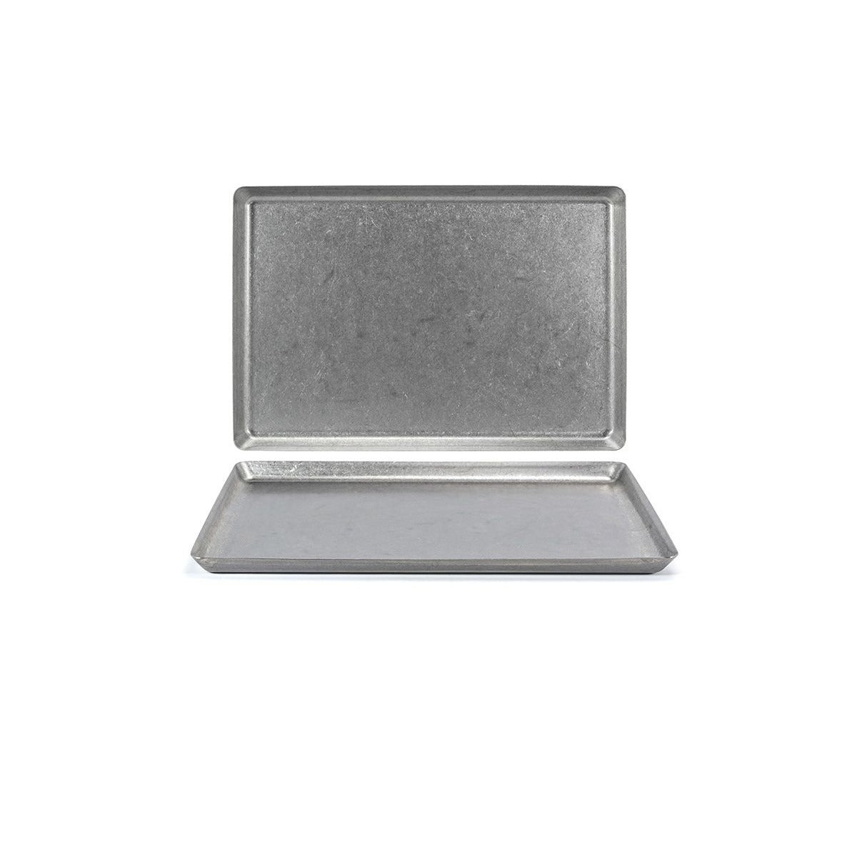 Front of the House Mod Stainless Steel Plate, Silver - 14"