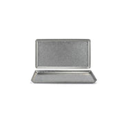 Front of the House Mod Stainless Steel Plate, Silver - 12 1/2"
