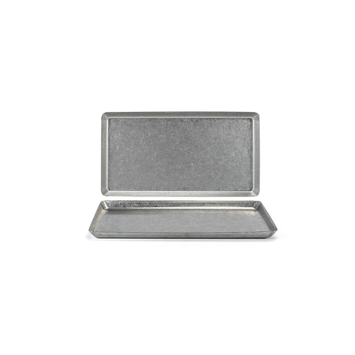 Front of the House Mod Stainless Steel Plate, Silver - 12 1/2"