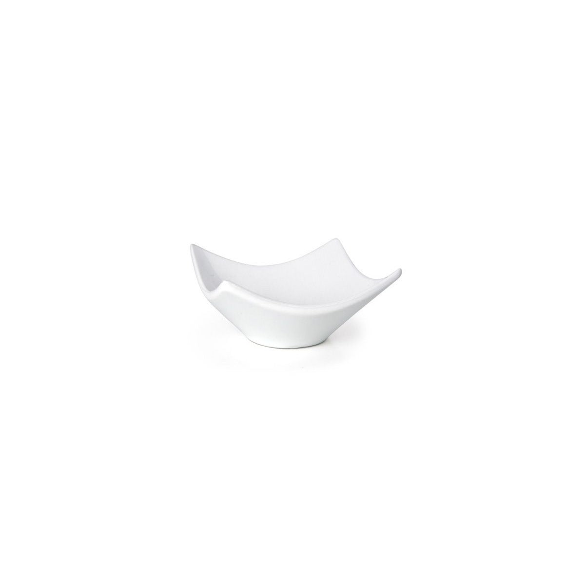 Front of the House DBO072WHP22 Origami Porcelain Bowl, 7 oz., 6/Case - Default Title