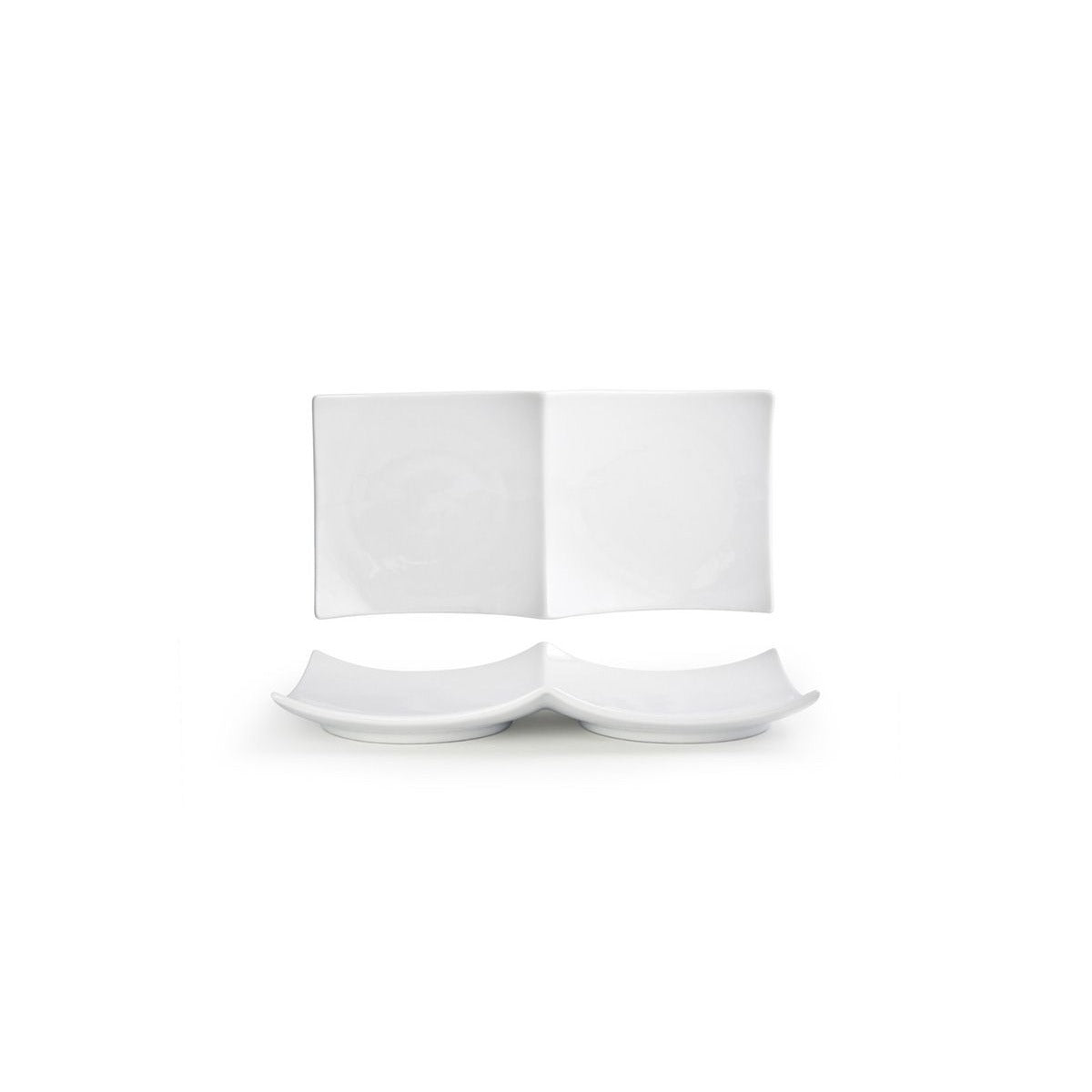 Front of the House Origami Porcelain Plate - 12"