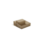 room360 Nassau Resin Organizer, 8 1/4" x 8 1/4", 4/Case - Brown