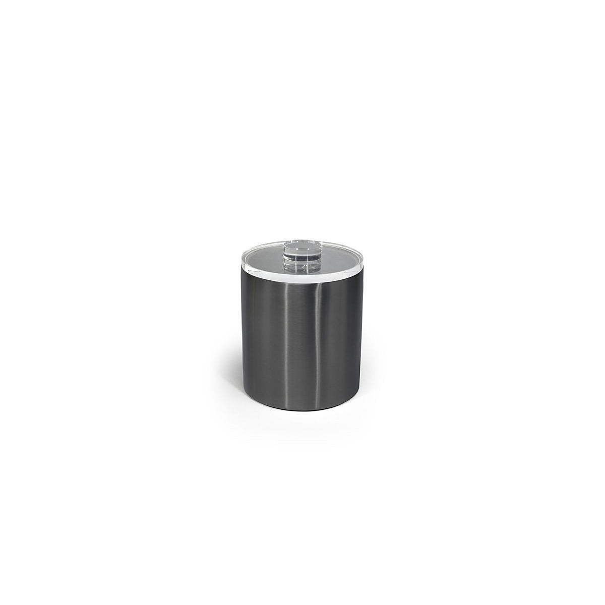 room360 Tokyo Stainless Steel Ice Bucket, 2 qt., 4/Case - Black Clear
