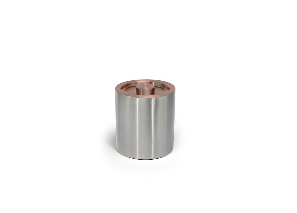 room360 Tokyo Stainless Steel Ice Bucket, 2 qt., 4/Case - Rose Gold Silver
