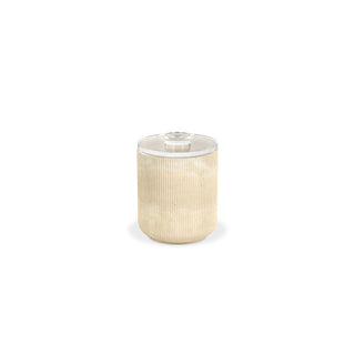 room360 Casablanca Resin Ice Bucket, 2 qt., Beige, 4/Case - Clear Acrylic