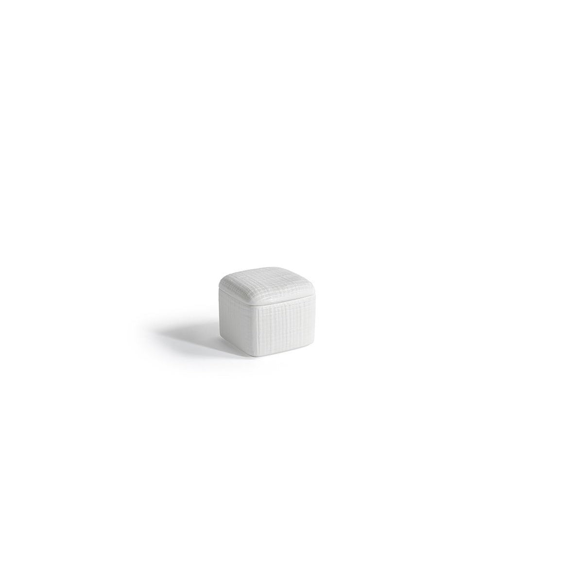 room360 RJR026WHP22 Toronto Porcelain Storage Jar, 3 3/4" x 3 3/4", White, 6/Pack - Default Title