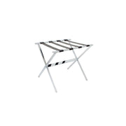 room360 London Metal Folding Luggage Rack, 18 1/2" x 23 1/4", 2/Case - Brown