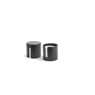 room360 London Toilet Paper Holder, 5 1/4" Diameter, 4/Case - Black