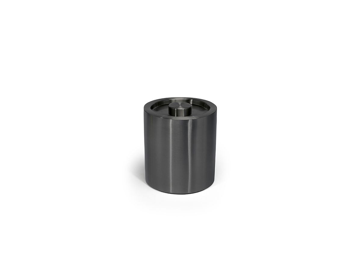 room360 Tokyo Stainless Steel Ice Bucket, 2 qt., 4/Case - Black