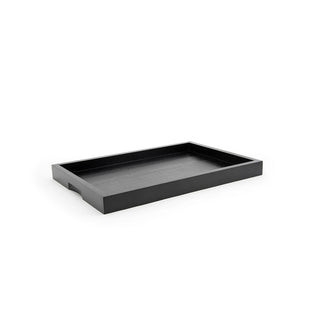 room360 Bamboo Serving Tray, 13" x 19", 4/Case - Black