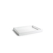 room360 New York Resin Tray, 12" x 16", 2/Case - White