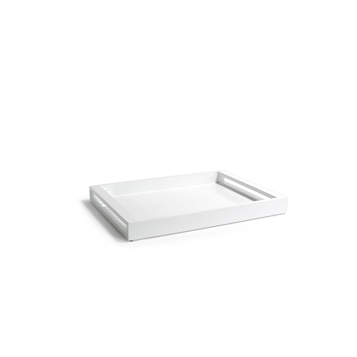 room360 New York Resin Tray, 12" x 16", 2/Case - White