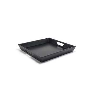 room360 RRT013BKL20 London Tray, 15 3/4" x 15 3/4", Black, 2/Case - Default Title