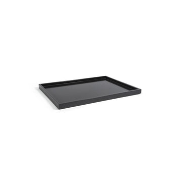 room360 New York Resin Tray, 13" x 16 3/4", 4/Case - Black