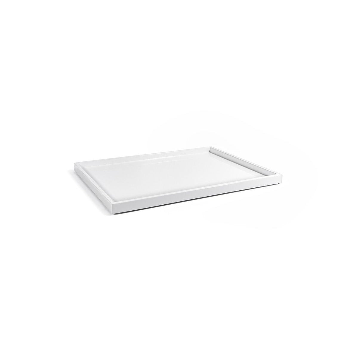 room360 New York Resin Tray, 13" x 16 3/4", 4/Case - White