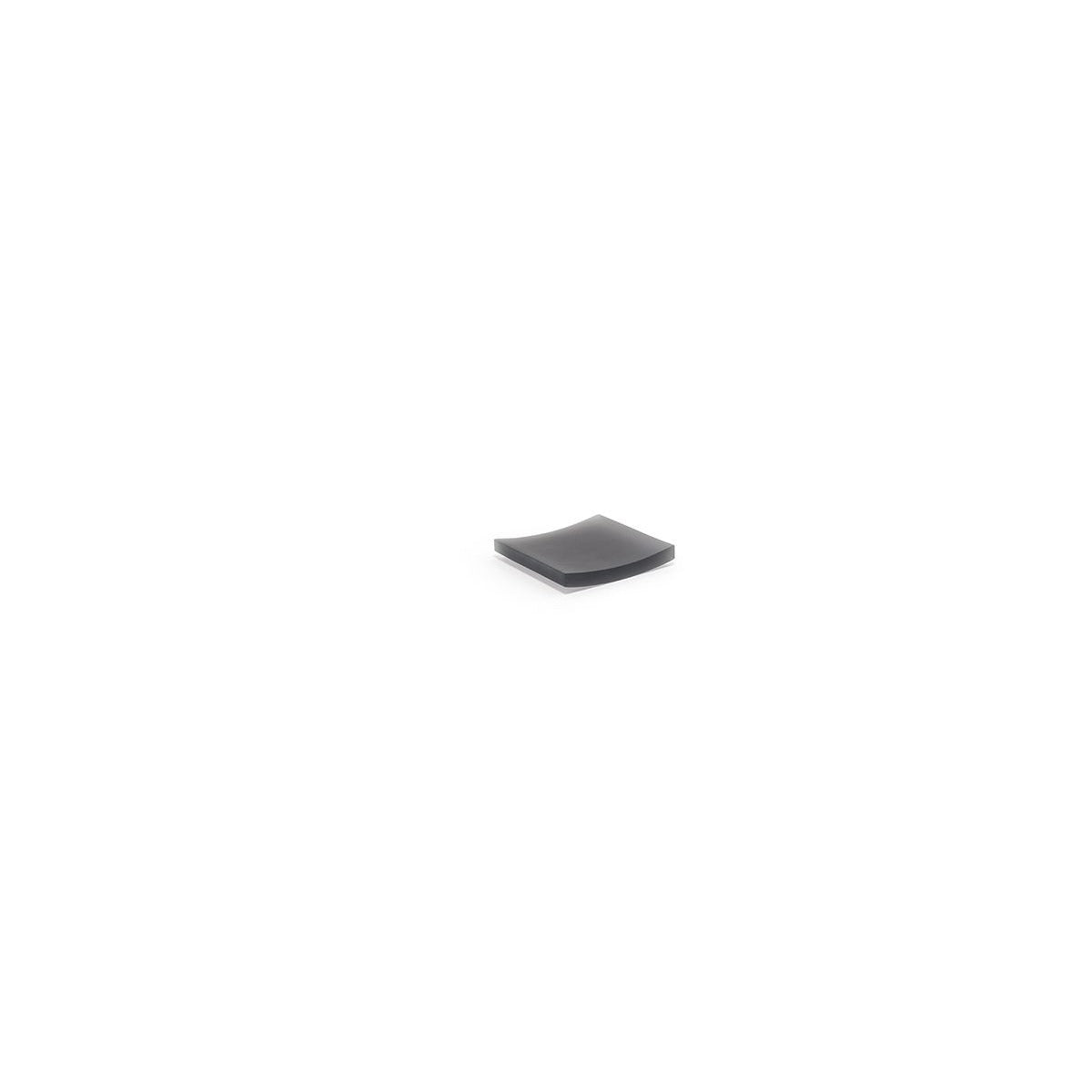 room360 Nassau Resin Soap Dish, 4" x 4", 12/Case - Smoke