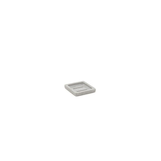 room360 RSD027GYR23 Seattle Stone Soap Dish, 4 1/4" x 4 1/4", Gray, 12/Case - Default Title