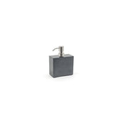 room360 New York Resin Soap Dispenser, 28 fl. oz., Gray, 6/Case - Mirrored Stainless