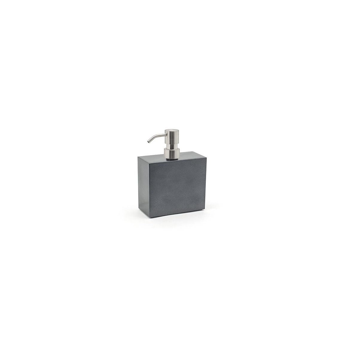 room360 New York Resin Soap Dispenser, 28 fl. oz., Gray, 6/Case - Mirrored Stainless
