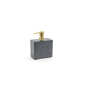 room360 New York Resin Soap Dispenser, 28 fl. oz., Gray, 6/Case - Matte Brass