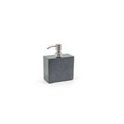 room360 New York Resin Soap Dispenser, 28 fl. oz., Gray, 6/Case - Brushed Stainless