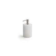 room360 Nassau Soap Dispenser, 28 fl. oz., White, 6/Case - Brushed Stainless