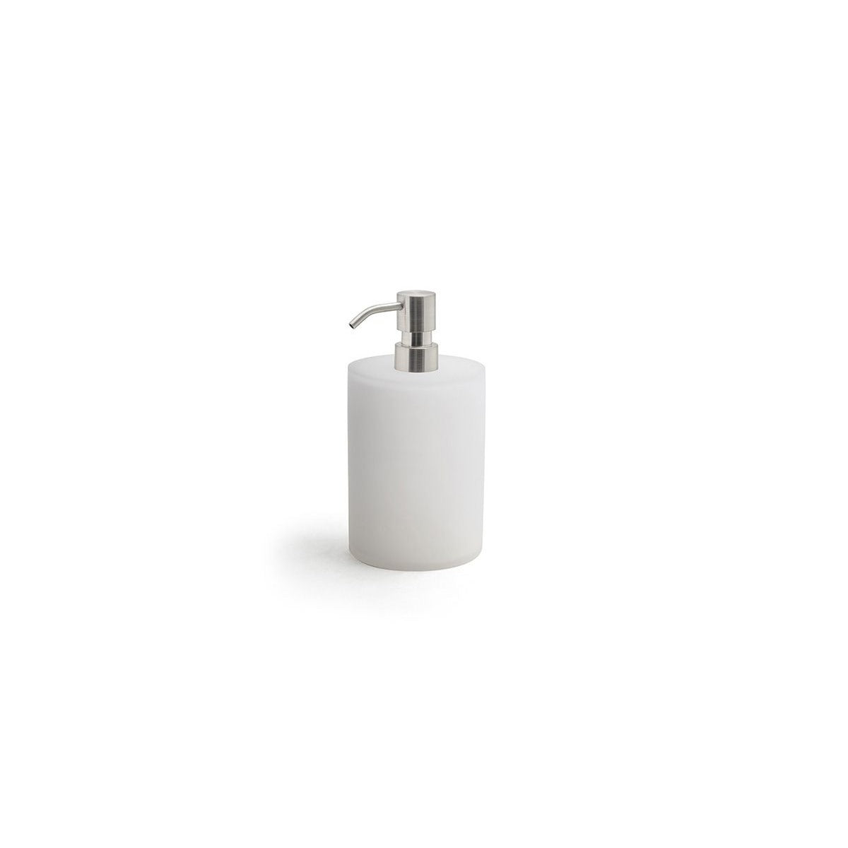 room360 Nassau Soap Dispenser, 28 fl. oz., White, 6/Case - Mirrored Stainless