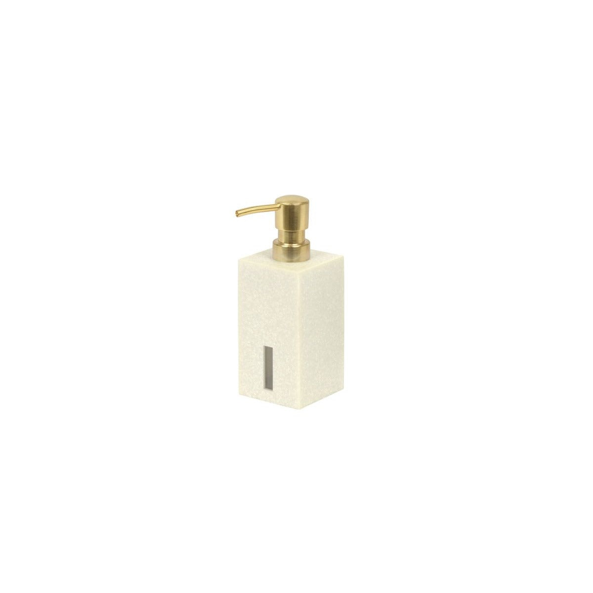 room360 Morocco Soap Dispenser, 10 fl. oz., Beige, 6/Case - Matte Brass