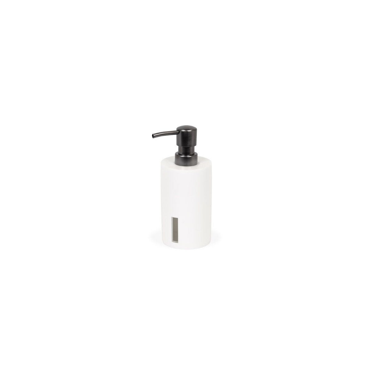 room360 Miami Resin Soap Dispenser, 10 fl. oz., 6/Case - Black White