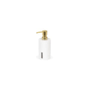 room360 Miami Resin Soap Dispenser, 10 fl. oz., 6/Case - Gold White
