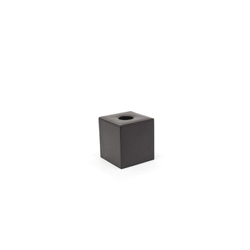 room360 London Tissue Box Cover, 5" x 5", 4/Pack - Brown