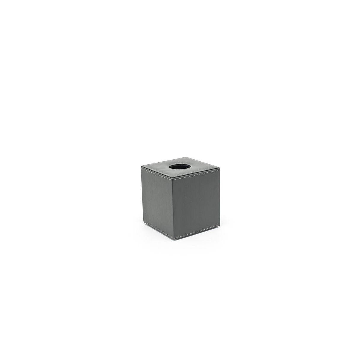 room360 London Tissue Box Cover, 5" x 5", 4/Pack - Smoke