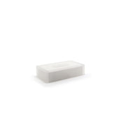 room360 Nassau Resin Tissue Box Cover, 5 3/4" x 10", 4/Pack - White