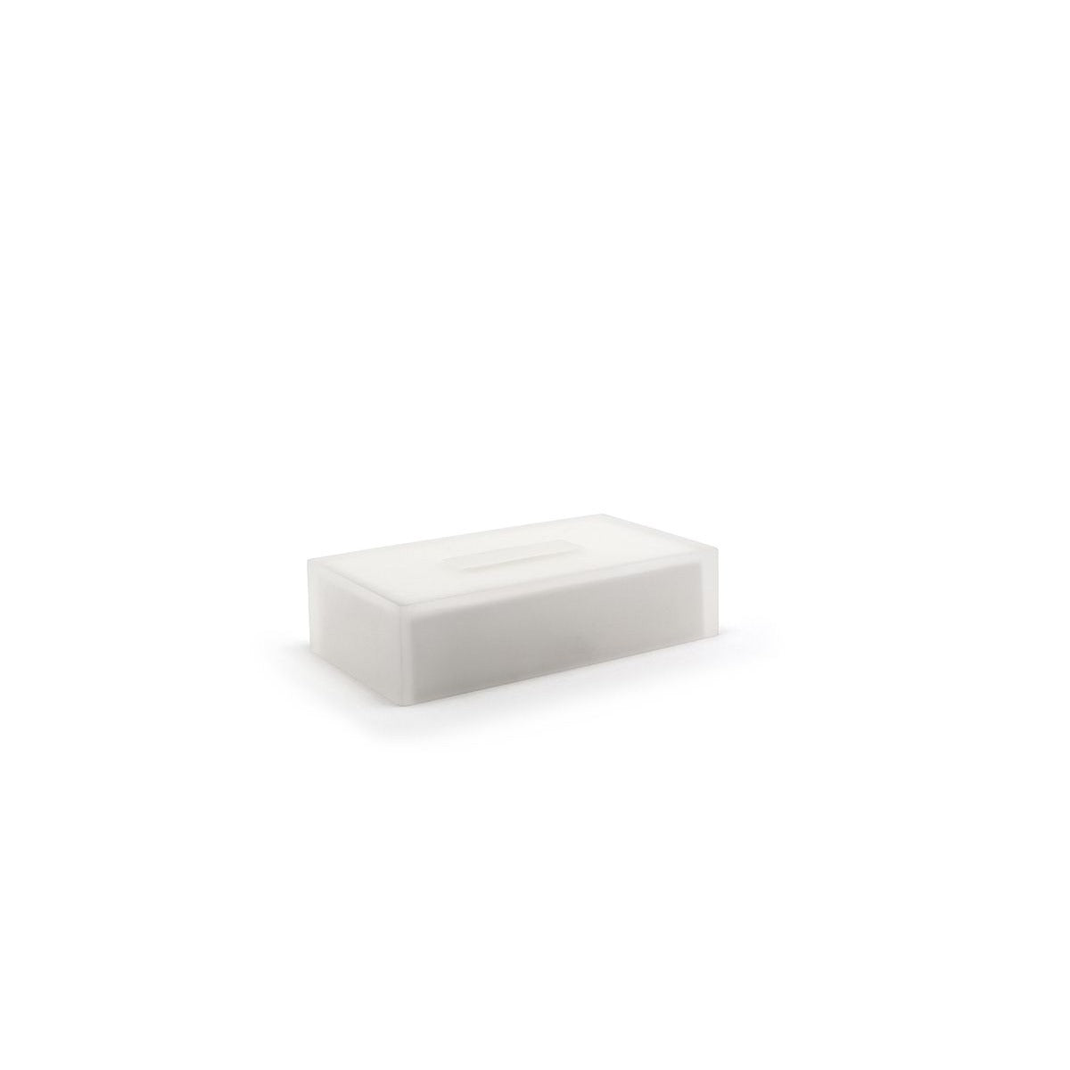 room360 Nassau Resin Tissue Box Cover, 5 3/4" x 10", 4/Pack - White