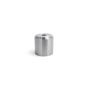 room360 Geneva Stainless Steel Tissue Box Cover, 6 1/4" Diameter, 4/Pack - Silver