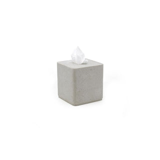 room360 RTB028GYR21 Seattle Composite Tissue Box Cover, 5" x 5", Gray, 4/Pack - Default Title