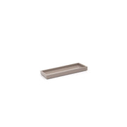 room360 New York Resin Tray, 4 1/2" x 11 3/4", 6/Case - Gray