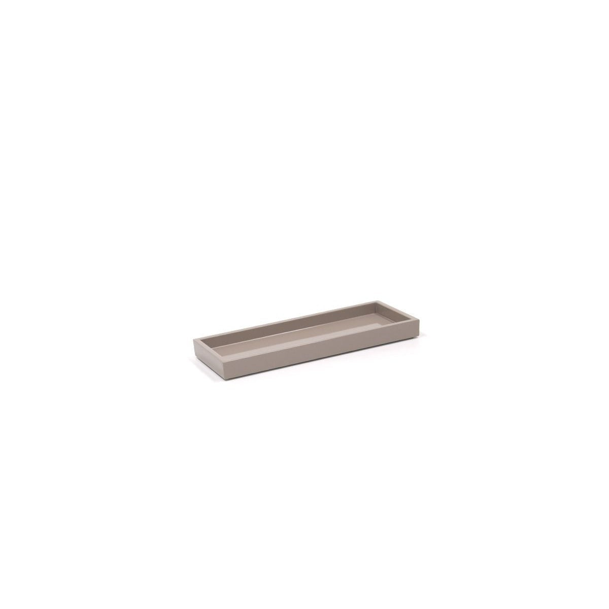 room360 New York Resin Tray, 4 1/2" x 11 3/4", 6/Case - Gray