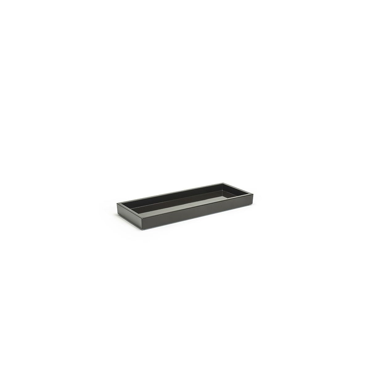 room360 New York Resin Tray, 4 1/2" x 11 3/4", 6/Case - Brown
