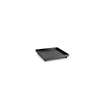 room360 Asheville Stainless Steel Amenity Tray, 6" x 6", 6/Case - Black