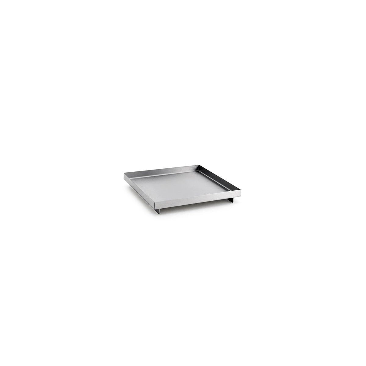 room360 Asheville Stainless Steel Amenity Tray, 6" x 6", 6/Case - Silver