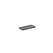 room360 Stoneware Composite Tray, 4" x 8 1/2", 6/Case - Black