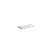 room360 Stoneware Composite Tray, 4" x 8 1/2", 6/Case - White