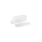 room360 Bimini Composite Tray, 4 1/2" x 10", 6/Case - White