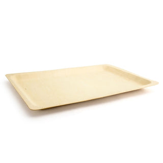 Front of the House SPT050NAW28 Servewise Wood Platter, 11" x 15 3/4", Brown, 50/Case - Default Title