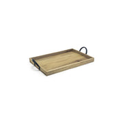 room360 Asheville Wood Serving Tray, Brown, 4/Case - 13"