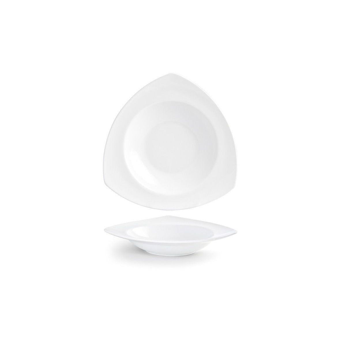 Front of the House DBO029WHP22 Trillium Porcelain Bowl, 20 oz., 6/Case - Default Title